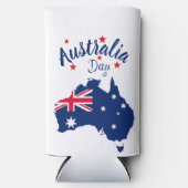 Australia Day Rood Blauw en Wit (Voorkant)