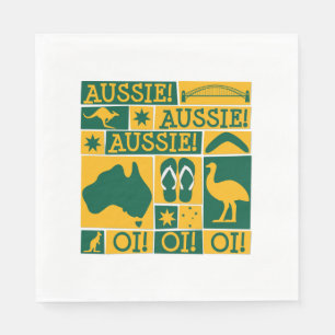 Australia Day Servetten