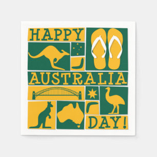 Australia Day Servetten