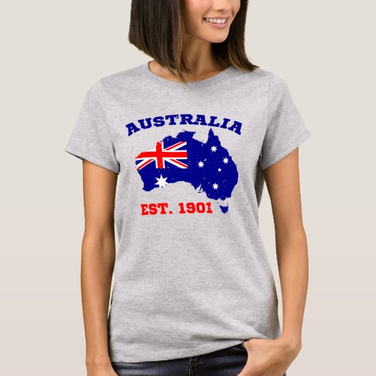 Australia Established 1901 T-shirt (Voorkant)