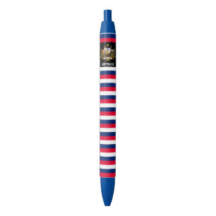 Australia Flag Cute Patriotic Zwarte Inkt Pen