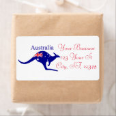 Australia Flag Kangaroo Thunder_Cove Etiket (Insitu)