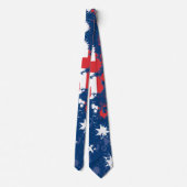 AUSTRALIA FLAG KCALIMA, effect van Masanser Stropdas (Achterkant)
