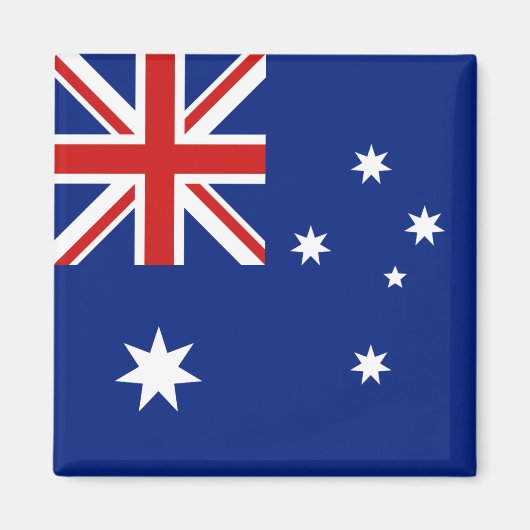 Australia Flag Magnet Magneet (Voorkant)