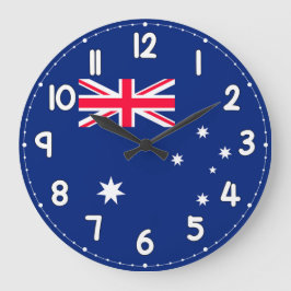 Australia Flag Wall Clock – Unique Design for Home Grote Klok