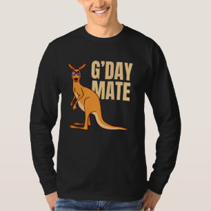 Australia G'day Mate Shirt Funny Kangaroo Australi