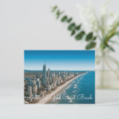 Australia Gold Coast Beach Skylines Briefkaarten (Staand voorkant)