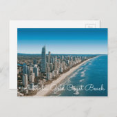 Australia Gold Coast Beach Skylines Briefkaarten (Voorkant / Achterkant)
