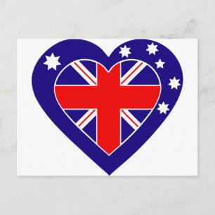 australia-hart briefkaart