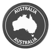 Australia Hockey Puck (Voorkant)