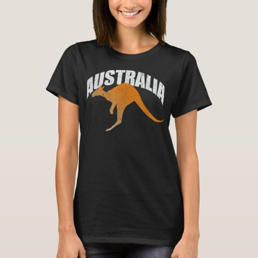 Australia Kangaroo | Australian Souvenir T-shirt (Devant)