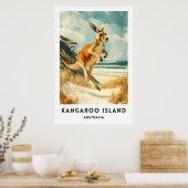 Australia Kangaroo Island Travel Poster (Cuisine)