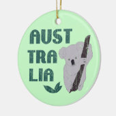 Australia Koala Beer Ornament (Links)