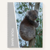 Australia Koala in a Eucalyptus Tree (zilver) Notitieboek (Voorkant)