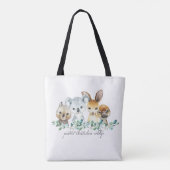 Australia Koala Kangaroo Canvas tas Eco Friendly (Achterkant)