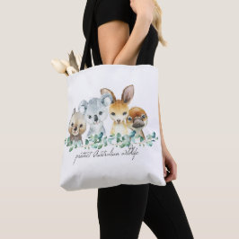Australia Koala Kangaroo Canvas tas Eco Friendly