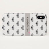 Australia Love Pink Heart Koala Pattern Case-Mate iPhone Case (Achterkant (horizontaal))