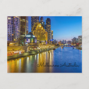 Australia Melbourne yarra Briefkaart