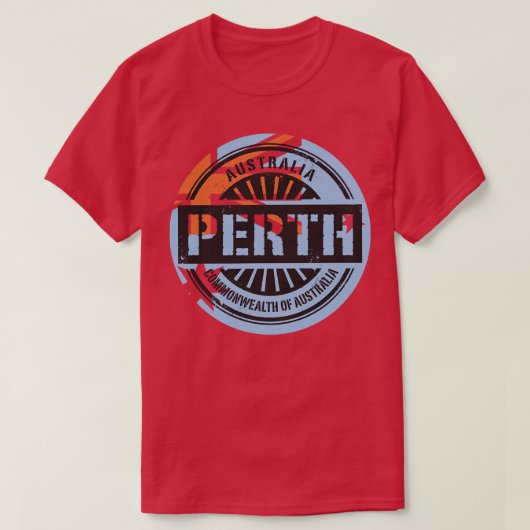 Australia Perth T-shirt (Design voorkant)