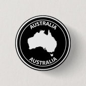 Australia Ronde Button 3,2 Cm (Voorkant)
