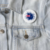 Australia Souvenir Landmark, Australia Flag Travel Ronde Button 5,7 Cm (In situ)