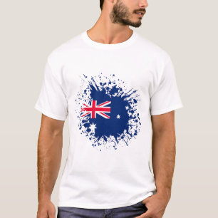 Australia Souvenir Landmark, Australia Flag Travel T-shirt