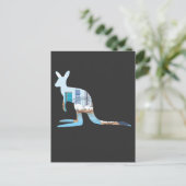 Australia Sydney Skyline Adventure kangaroo Travel Briefkaart (Staand voorkant)