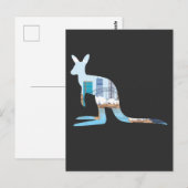 Australia Sydney Skyline Adventure kangaroo Travel Briefkaart (Voorkant / Achterkant)