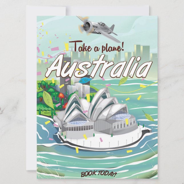 Australia Sydney vintage poster (Voorkant)