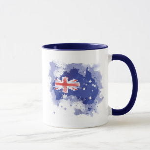 Australia Waterverf Map Mok