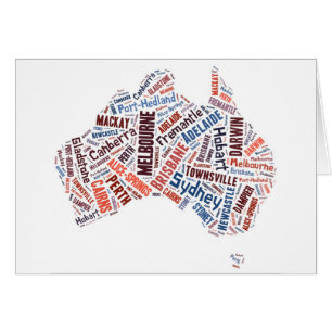 Australia Word Art
