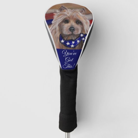 AUSTRALIAANSE TERRIER GOLFHEADCOVER (Voorkant)