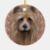 AUSTRALIAANSE TERRIER KERAMISCH ORNAMENT (Voorkant)