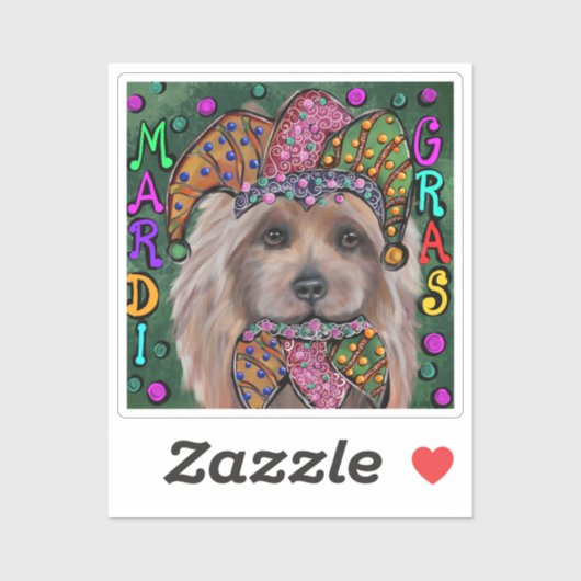 AUSTRALIAANSE TERRIER STICKER (Vel)