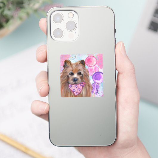 AUSTRALIAANSE TERRIER STICKER (Telefoon)