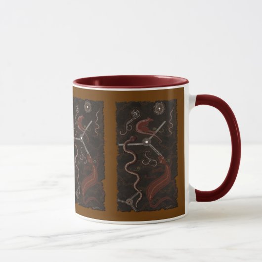Australian Aboriginal Art Gift Mok (Rechts)
