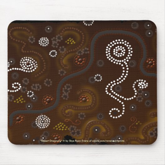 Australian Aboriginal Art Gift Muismat (Voorkant)