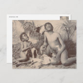 Australian Aboriginal boys, 1896 Briefkaart (Voorkant / Achterkant)