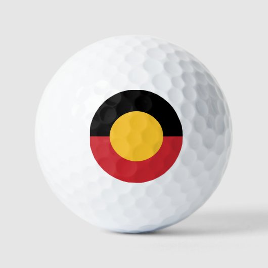 Australian Aboriginal flag  Golfballen (Voorkant)