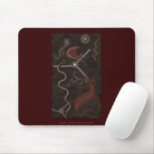 Australian Aboriginal Style Mousepad Series Muismat (Met muis)