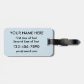 Australian At Heart Bagagelabel Sjabloon, Aus (Achterkant horizontaal)