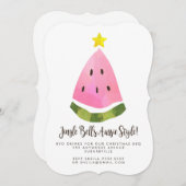 Australian Aussie Summer Kerstmis BBQ Kaart (Voorkant / Achterkant)