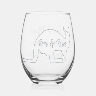 Australian Bachelorette Party Stemless Wine Glass Wijnglas Zonder Voet
