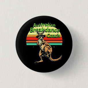 Australian Breakdown Coach beroemd gemaakt door Hi Ronde Button 3,2 Cm