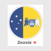 Australian Capital Territory Vlag Sticker (Vel)