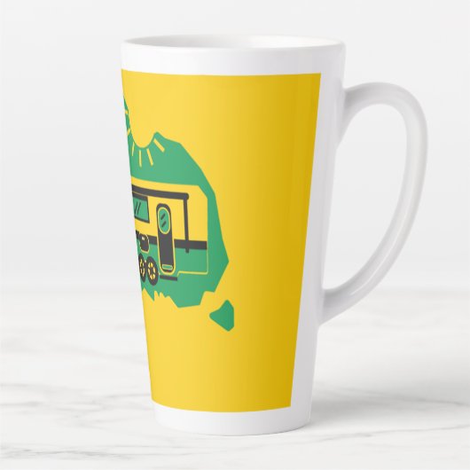 Australian Caravan Camping Latte Mok (Rechts)