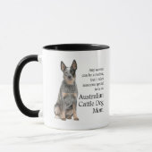 Australian Cattle Chien Maman Mug (Gauche)