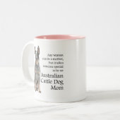 Australian Cattle Chien Maman Mug (Devant gauche)