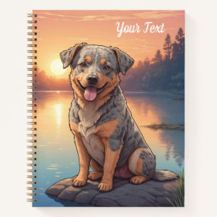 Australian Cattle Dog bij meer Notitieboek