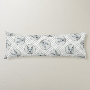 Australian Cattle Dog Blue Heeler Originele honden Lichaamskussen